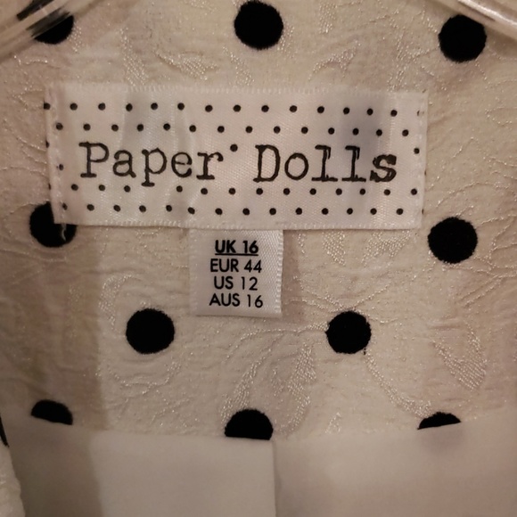 Polka Dot PAPER DOLLS Blazer - Picture 3 of 7